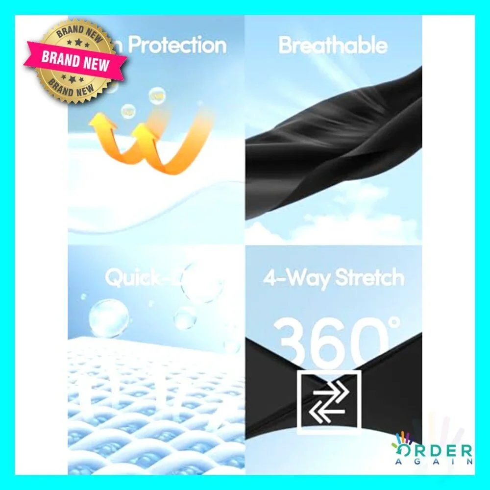 Quick-Dry Wide Leg Hiking Pants UPF 50+ Sun Protection Adjustable Waist